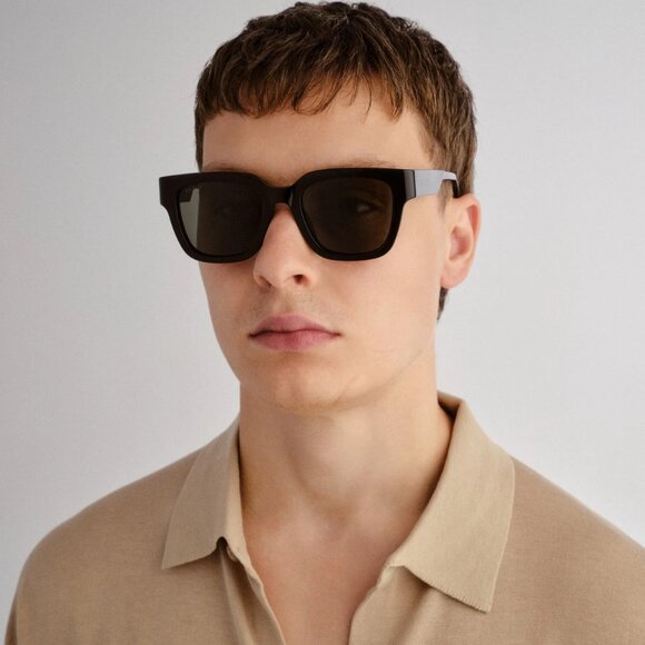 NEW GG1670SK 001 GUCCI SUNGLASSES BLACK HAVANA GREY UNISEX EYEWEAR GUCCI - Picture 2 of 12